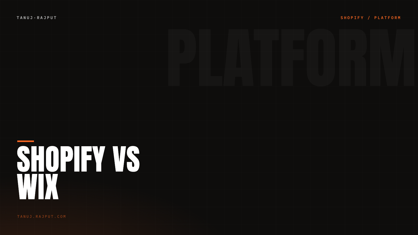 Shopify vs Wix comparison for Indian D2C brands