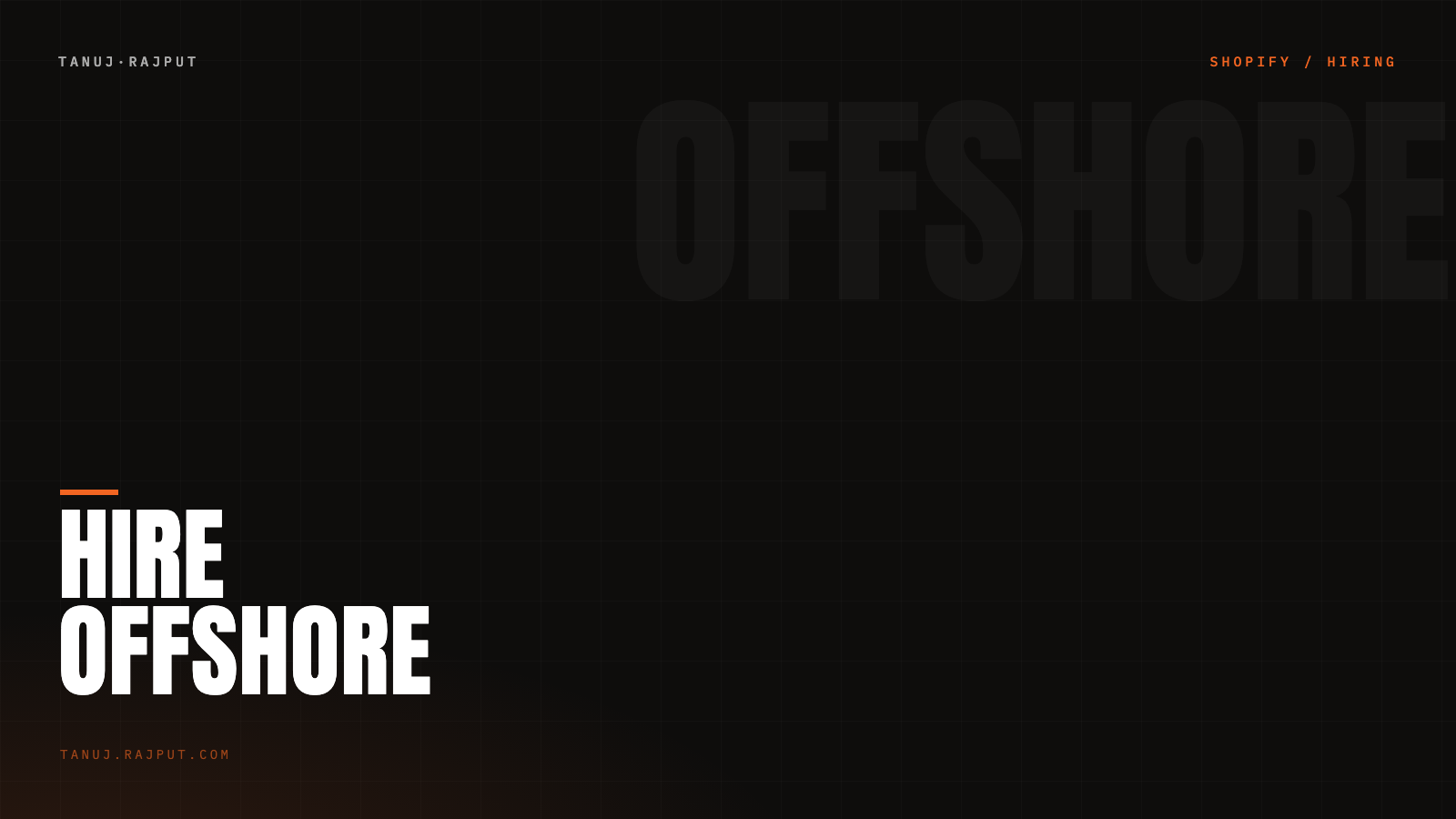 How to hire an offshore Shopify developer without getting burned