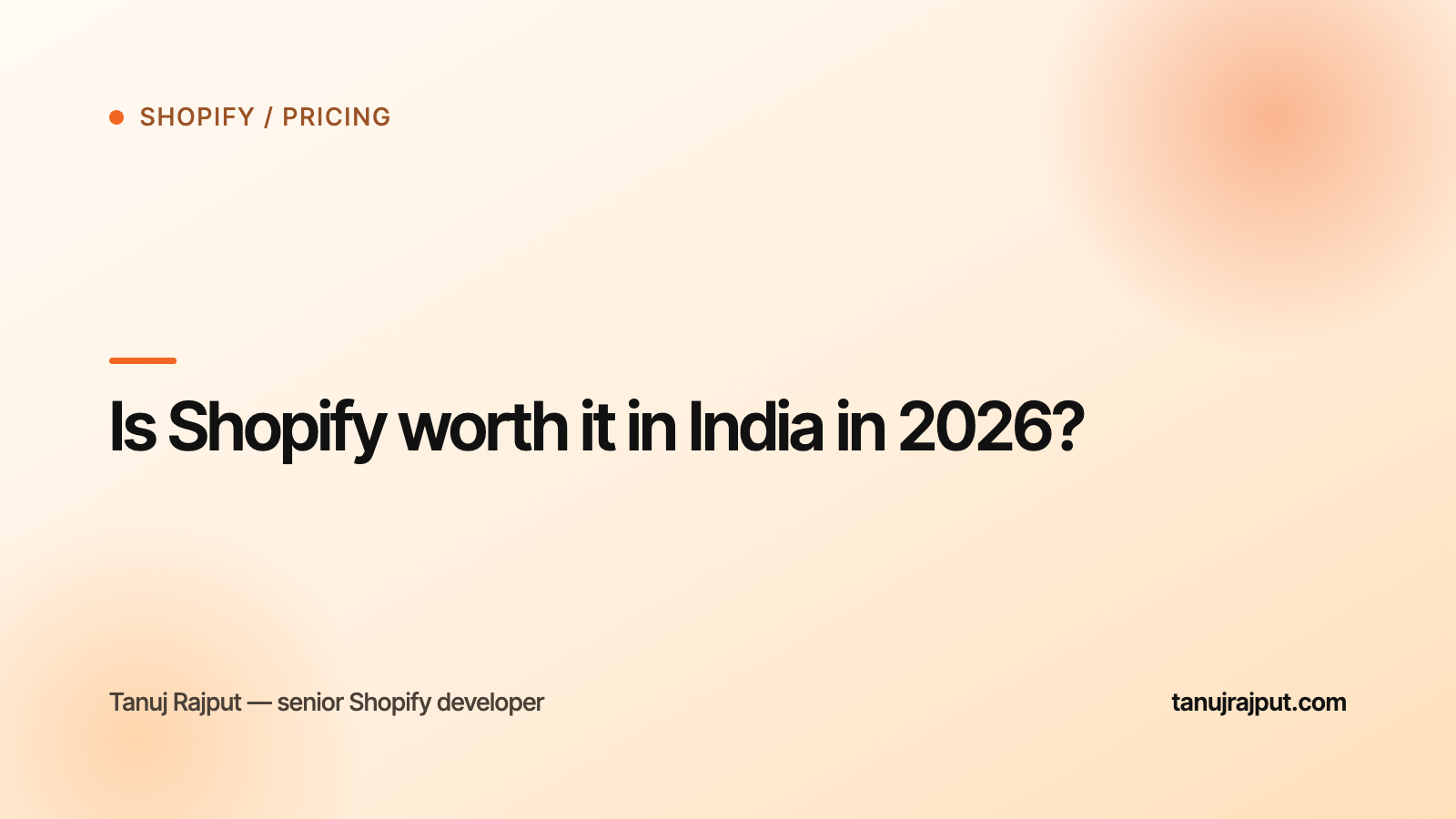 Is Shopify worth it in India in 2026?