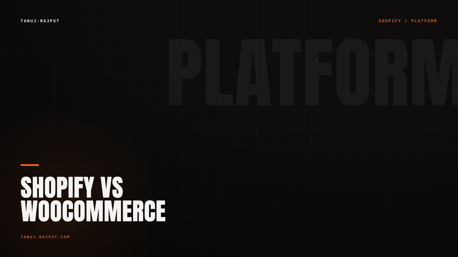 Shopify vs WooCommerce comparison for Indian D2C brands